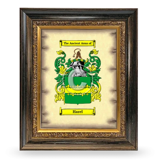 Harel Coat of Arms Framed - Heirloom