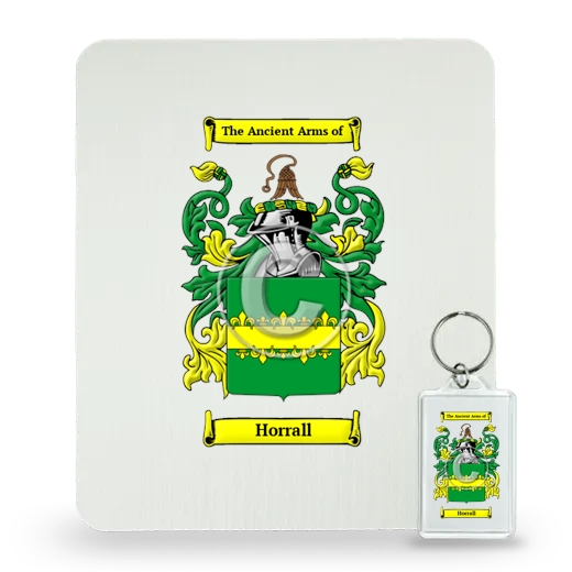 Horrall Mouse Pad and Keychain Combo Package