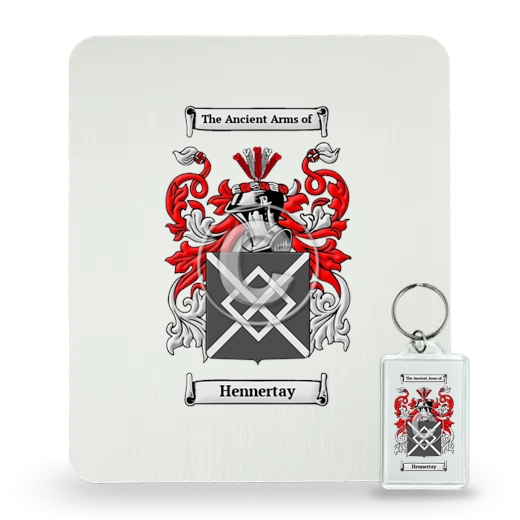 Hennertay Mouse Pad and Keychain Combo Package