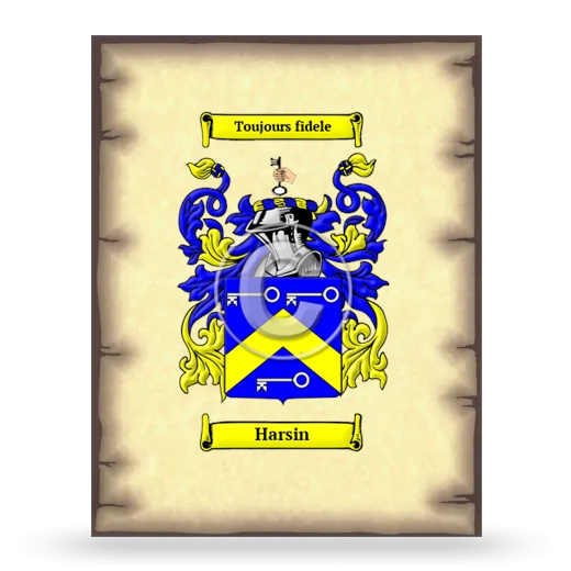 Harsin Coat of Arms Print