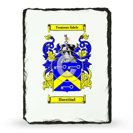 Harstind Coat of Arms Slate