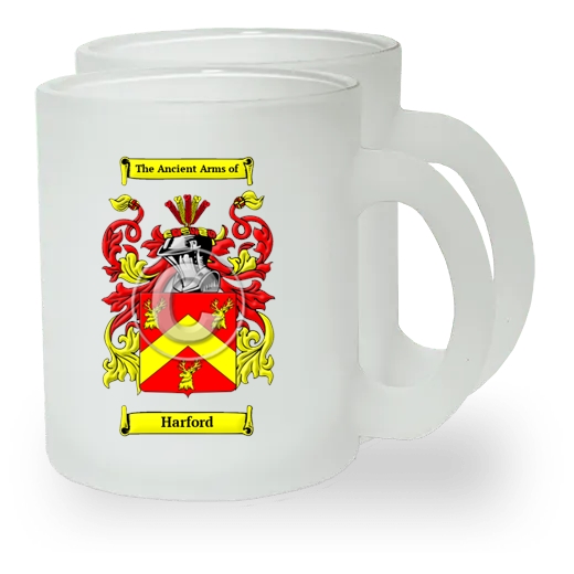 Harford Pair of Frosted Glass Mugs