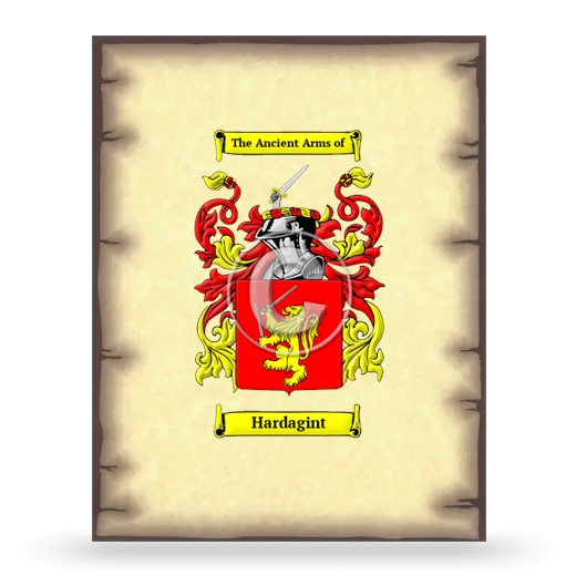 Hardagint Coat of Arms Print