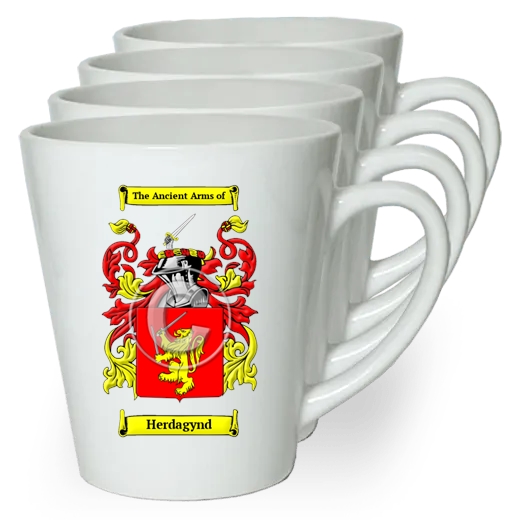 Herdagynd Set of 4 Latte Mugs