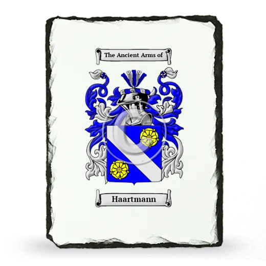 Haartmann Coat of Arms Slate