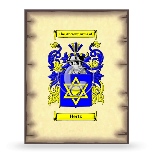 Hertz Coat of Arms Print