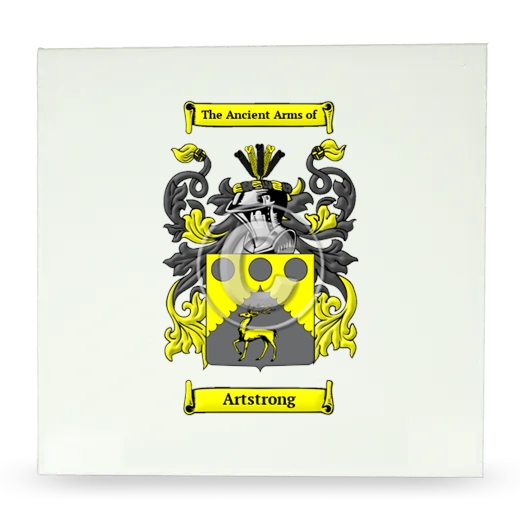 Artstrong Large Ceramic Tile with Coat of Arms