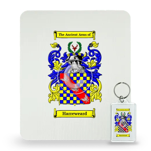 Harreweard Mouse Pad and Keychain Combo Package