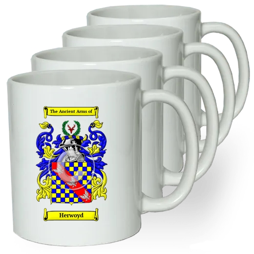 Herwoyd Coffee mugs (set of four)