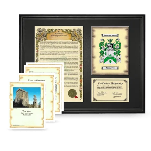 Aizlewoyd Framed History And Complete History- Black