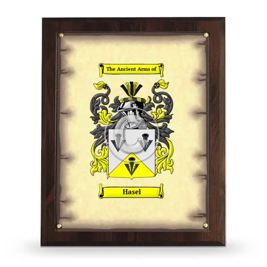 Hasel Coat of Arms Plaque