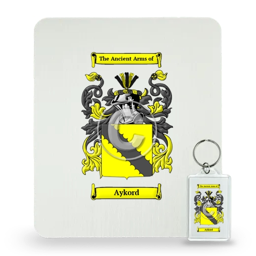 Aykord Mouse Pad and Keychain Combo Package