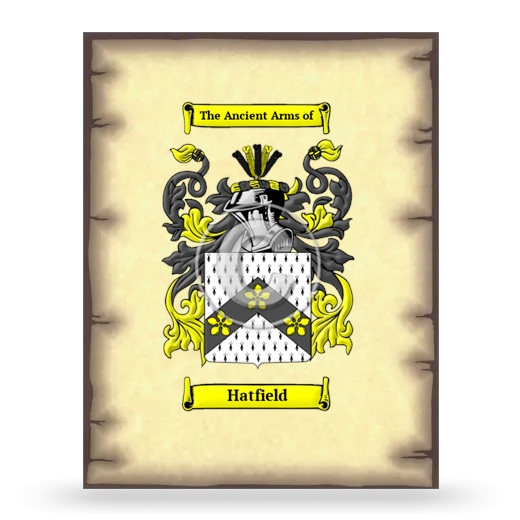 Hatfield Coat of Arms Print