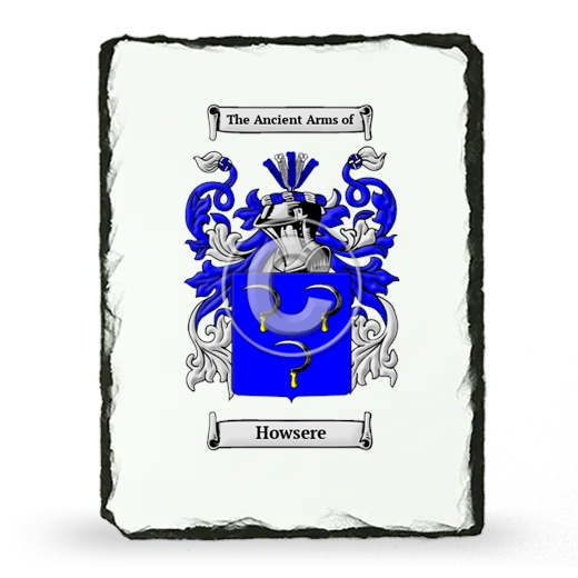 Howsere Coat of Arms Slate