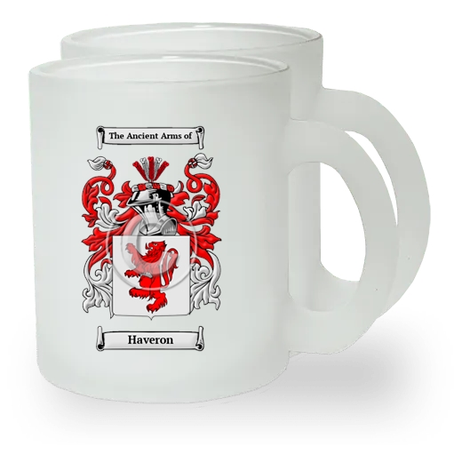 Haveron Pair of Frosted Glass Mugs