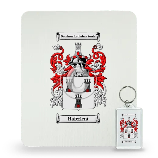 Haferlent Mouse Pad and Keychain Combo Package