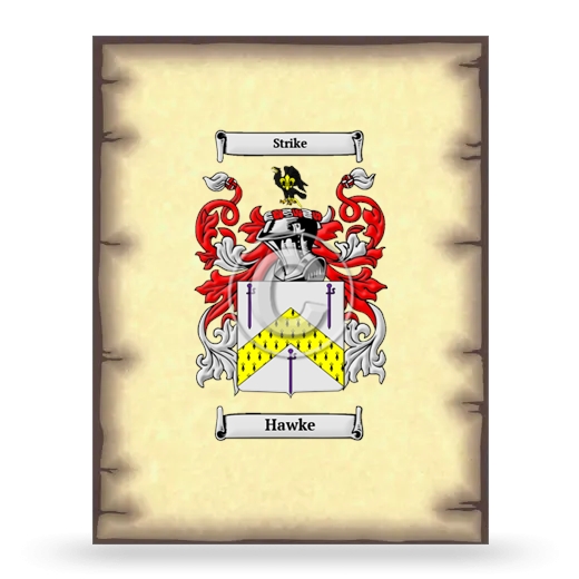 Hawke Coat of Arms Print