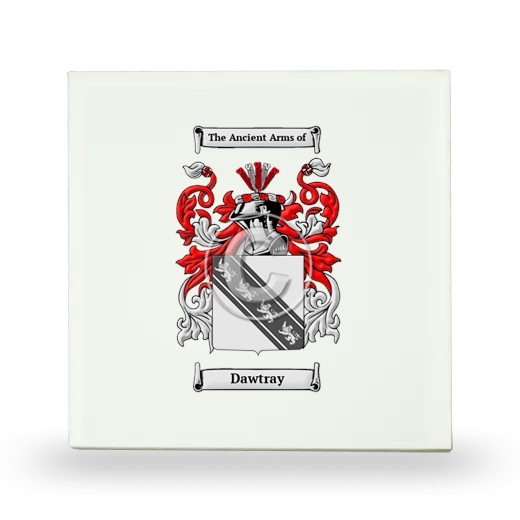 Dawtray Small Ceramic Tile with Coat of Arms