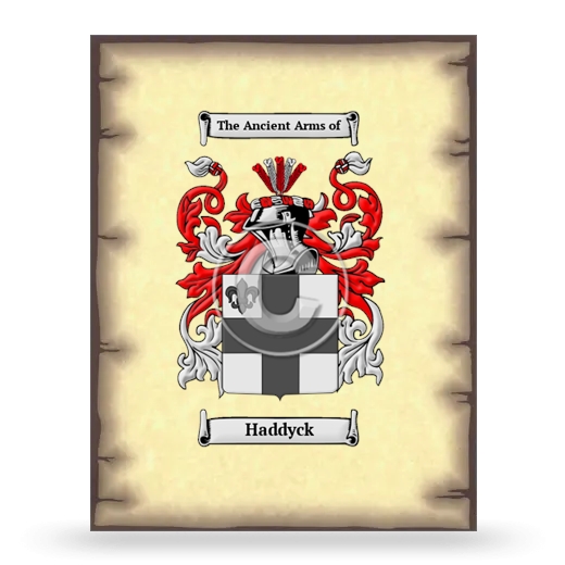 Haddyck Coat of Arms Print