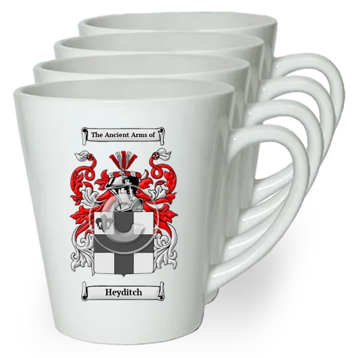 Heyditch Set of 4 Latte Mugs