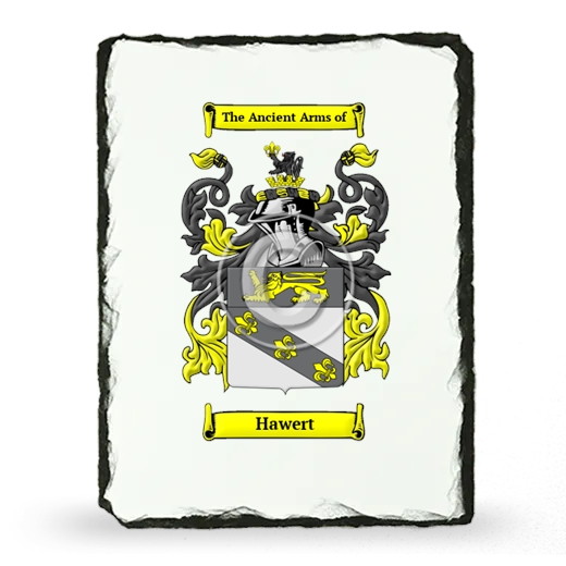 Hawert Coat of Arms Slate