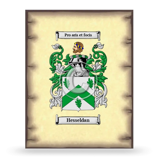 Hesseldan Coat of Arms Print