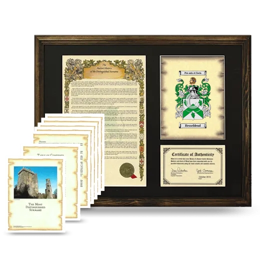 Hesseldend Framed History And Complete History- Brown