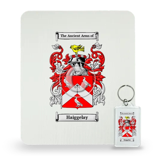 Haiggelay Mouse Pad and Keychain Combo Package