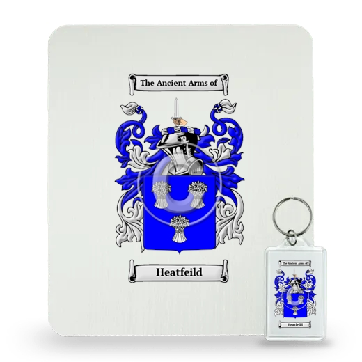 Heatfeild Mouse Pad and Keychain Combo Package