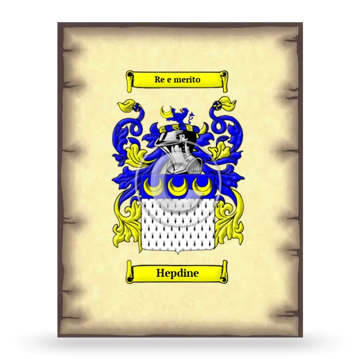 Hepdine Coat of Arms Print