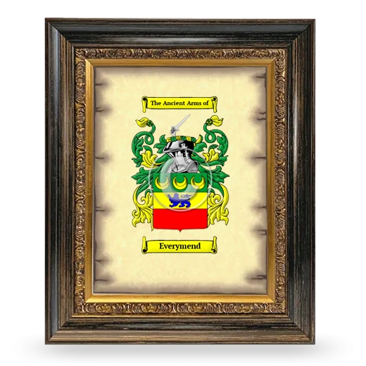 Everymend Coat of Arms Framed - Heirloom