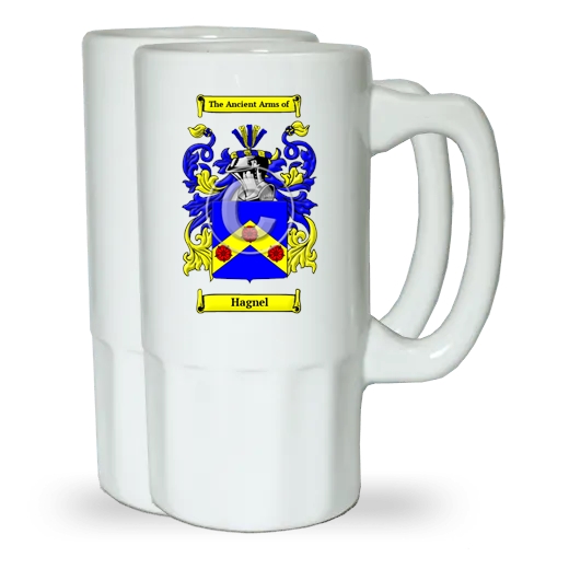 Hagnel Pair of Beer Steins