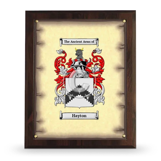 Hayton Coat of Arms Plaque