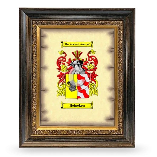 Heineken Coat of Arms Framed - Heirloom