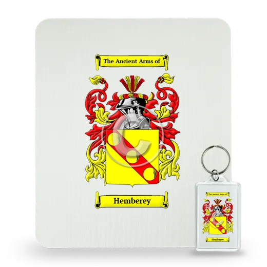 Hemberey Mouse Pad and Keychain Combo Package