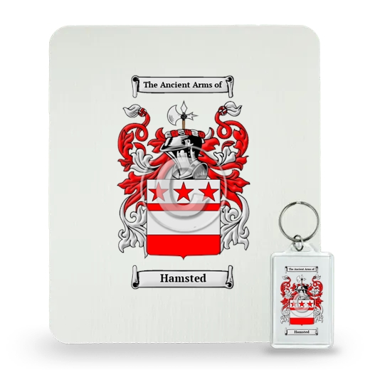 Hamsted Mouse Pad and Keychain Combo Package