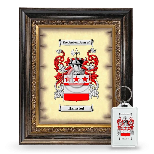 Hamsted Framed Coat of Arms and Keychain - Heirloom