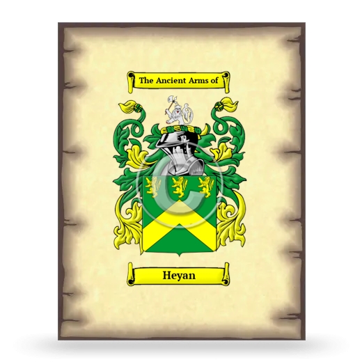 Heyan Coat of Arms Print