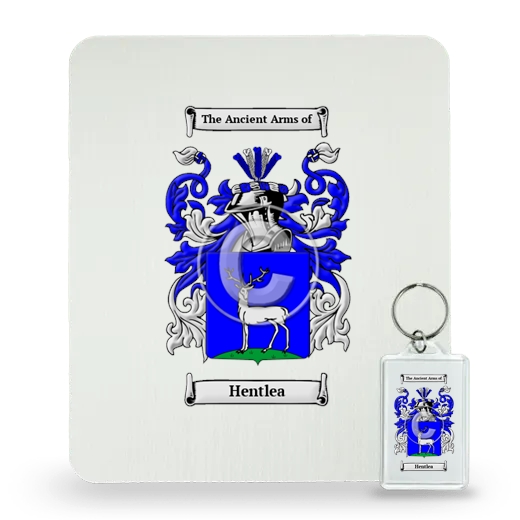 Hentlea Mouse Pad and Keychain Combo Package