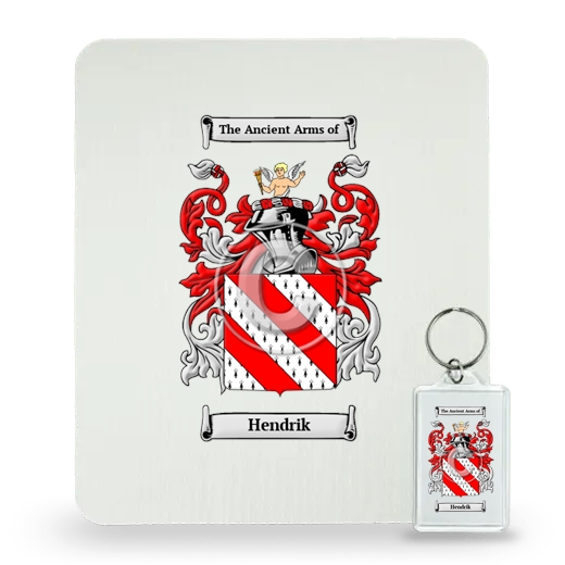 Hendrik Mouse Pad and Keychain Combo Package