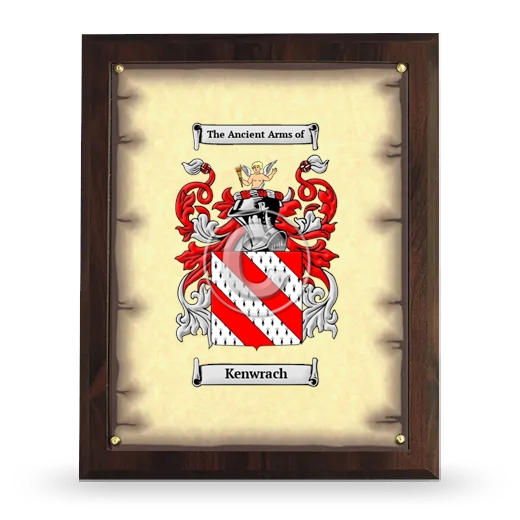 Kenwrach Coat of Arms Plaque