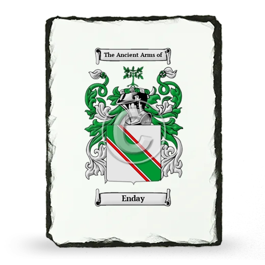 Enday Coat of Arms Slate