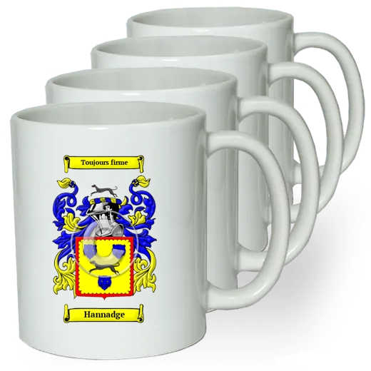 Hannadge Coffee mugs (set of four)