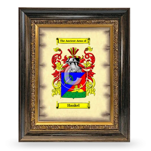 Hankel Coat of Arms Framed - Heirloom