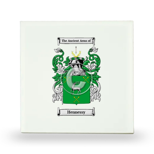Hennessy Small Ceramic Tile with Coat of Arms
