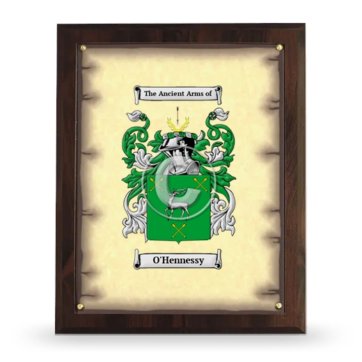 O'Hennessy Coat of Arms Plaque