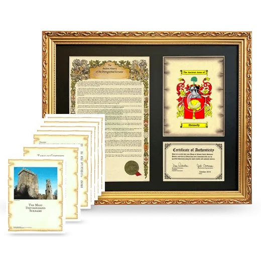 Hensely Framed History And Complete History - Gold