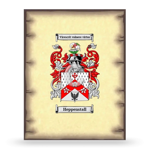 Heppenstall Coat of Arms Print