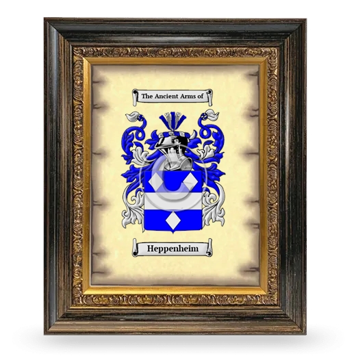 Heppenheim Coat of Arms Framed - Heirloom