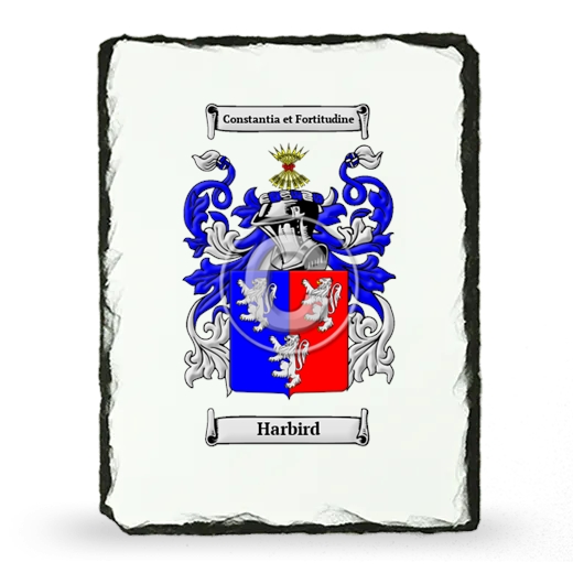 Harbird Coat of Arms Slate